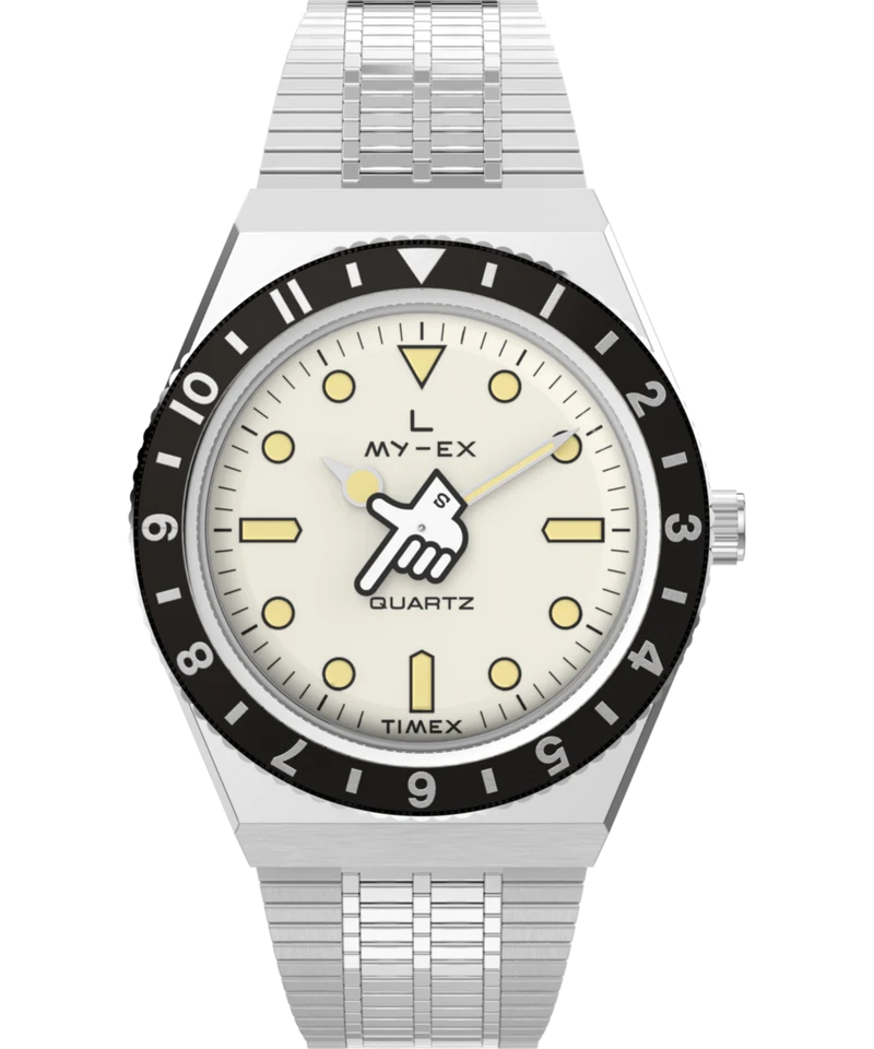 Timex x seconde/seconde/ Loser 38mm Stainless Steel Bracelet Watch