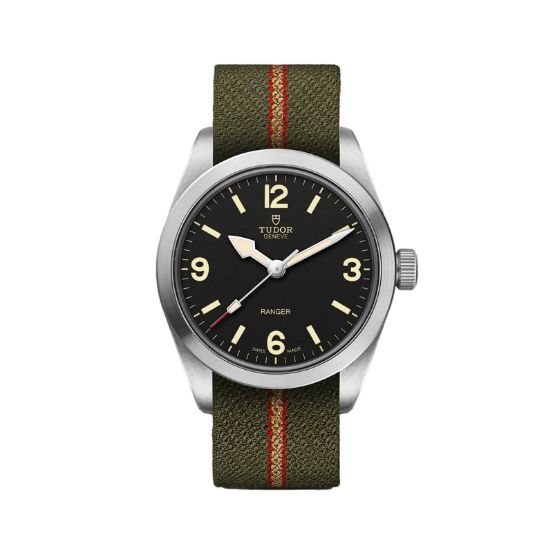 Ranger 36mm - Black on Fabric Strap