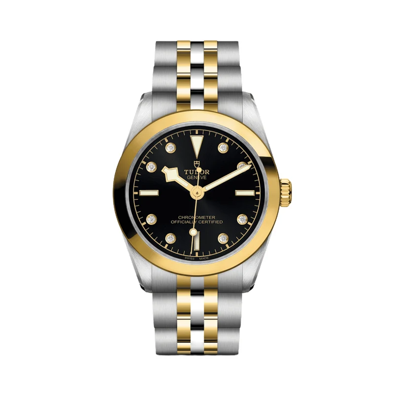 Black Bay One S&G 31mm - Black, Diamond-Set on Bracelet