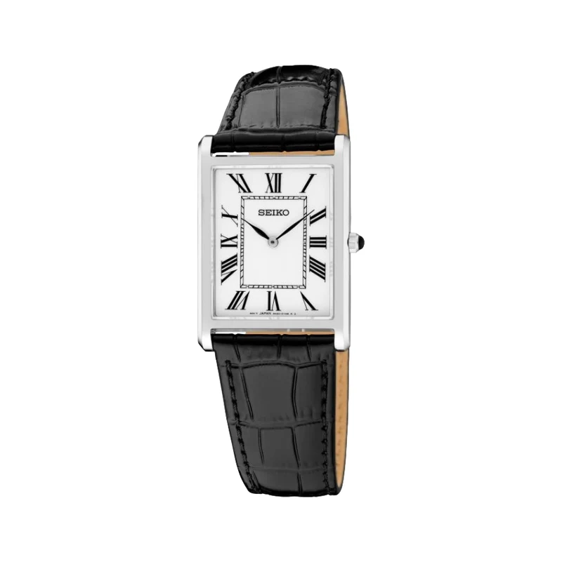 SWR103 Essentials 39mm - White on Leather Strap
