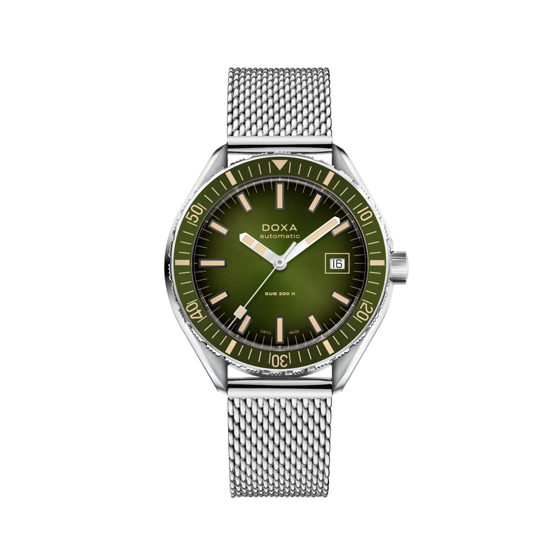 SUB 200 II Sea Emerald 44mm - Green on Mesh Bracelet