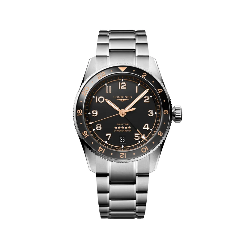 Spirit Zulu Time Automatic 39mm - Black on Bracelet