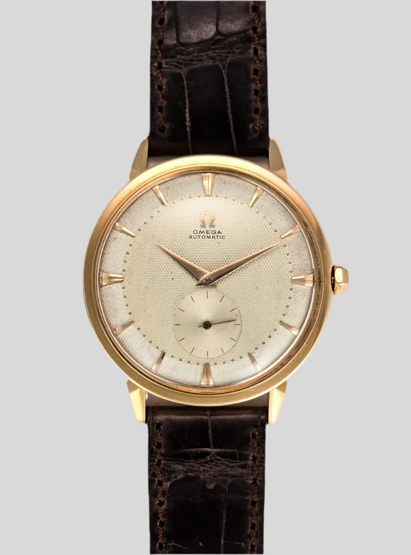 Omega Oversize Honeycomb rose gold