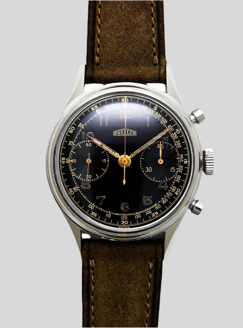 Angelus chronograph 215 pump gilt