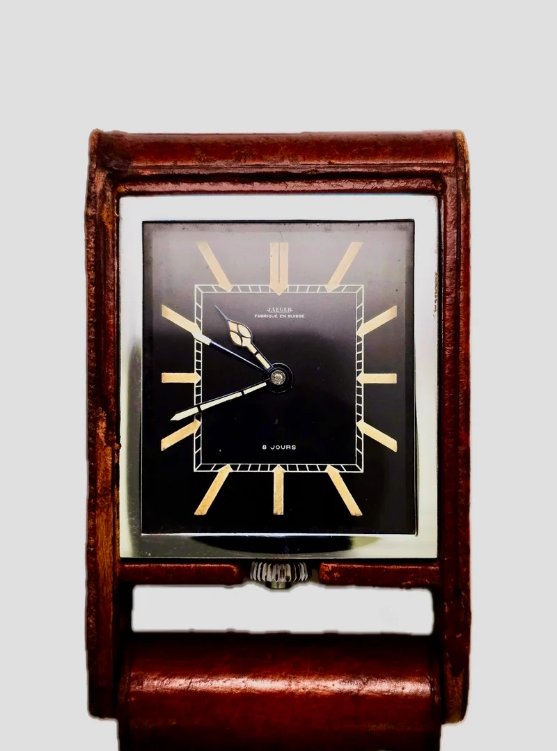 Jaeger LeCoultre travel clock 8 days