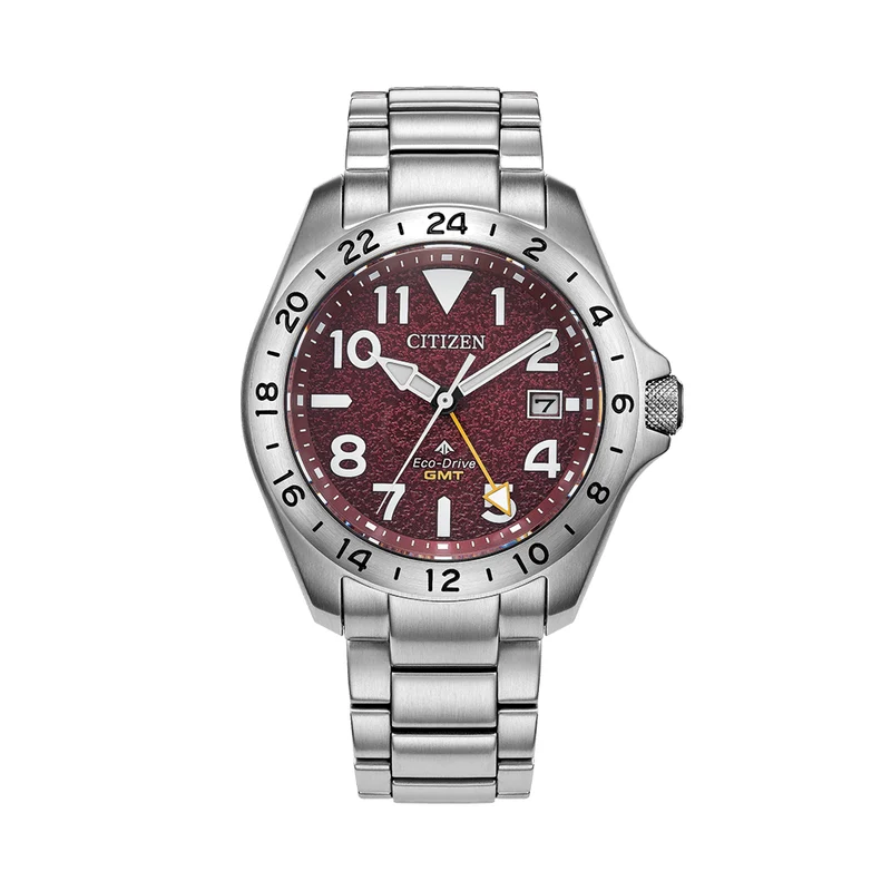 Promaster Land GMT 39.5mm - Red on Bracelet