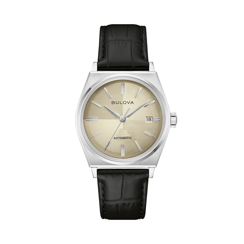 Frank Sinatra Nothing But The Best 37mm - Beige on Leather Strap