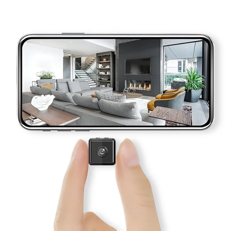 Lyrana - Telecamera di Sicurezza Mini Wifi Senza Fili con Visione Live e Notturna