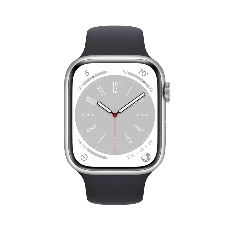Apple Watch Series 8 Wi-Fi + Cellular 45mm Silver [~Refurbished: Excellent]