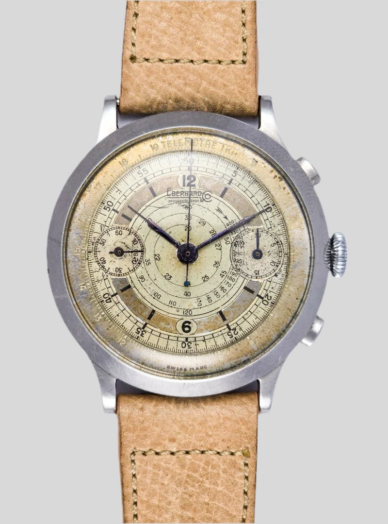 Eberhard Pre Extrafort plain bezel