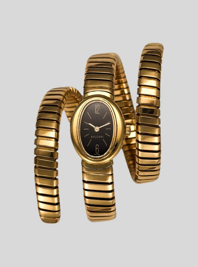 Bvlgari Tubogas gold vintage