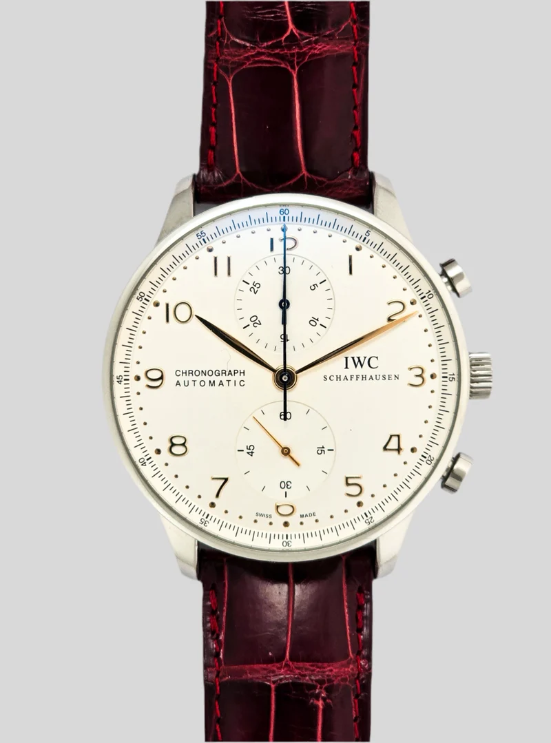 IWC Portuguese chronograph b&p