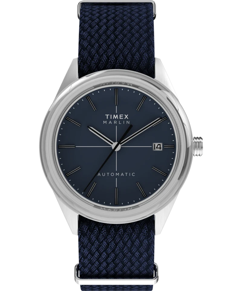 Marlin® Jet Automatic 38mm Fabric Strap Watch