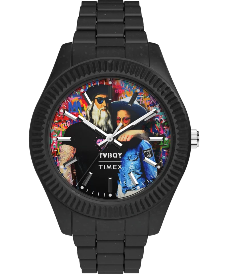 Timex Legacy Ocean x TVBOY 42mm #tide Material Bracelet Watch