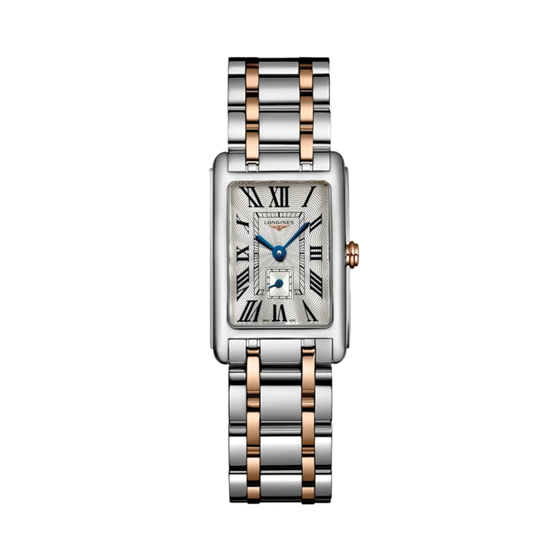 DolceVita Two-Tone 32mm - Silver "Fliniqué" Dial On Bracelet