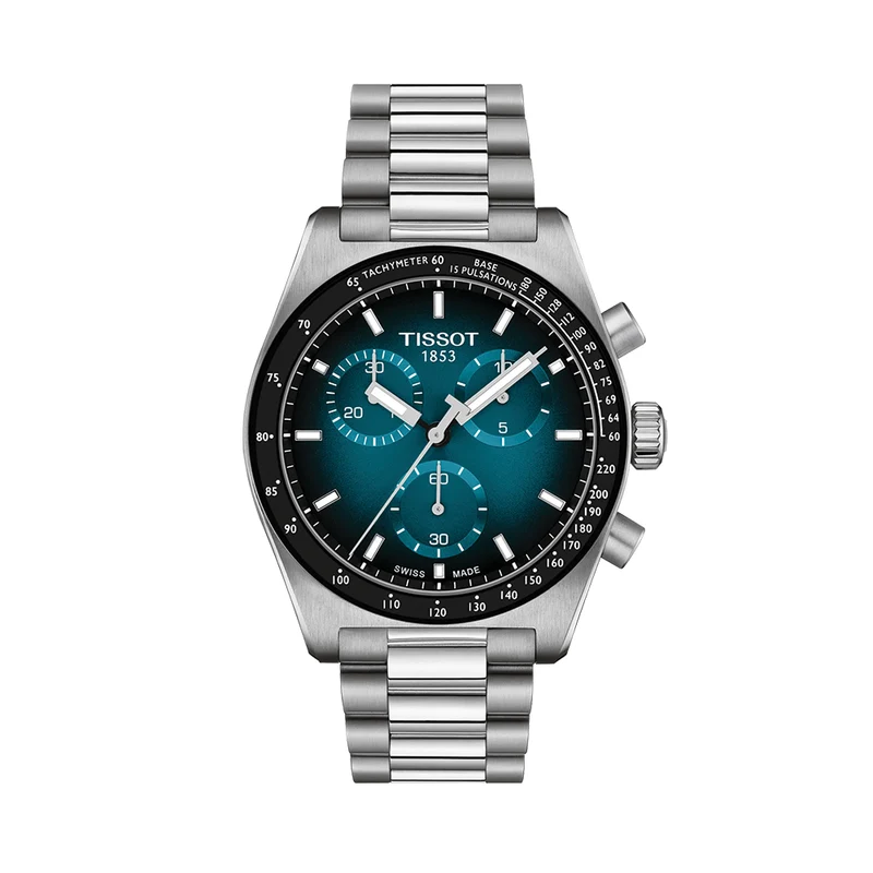 PR516 Quartz Chronograph 40mm - Blue-Black on Bracelet