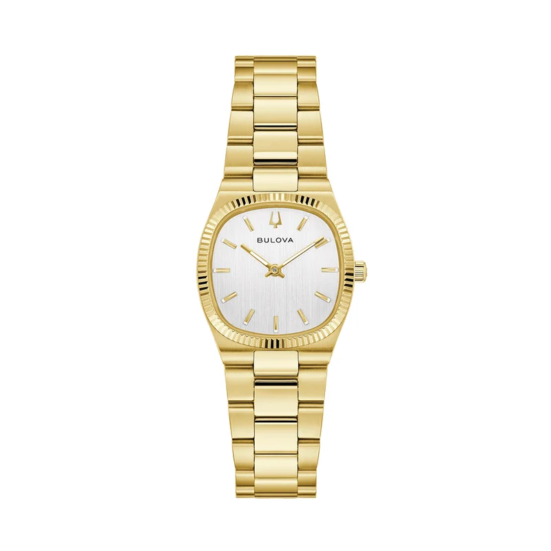 Super Seville Mini Gold-Tone 25mm - Silver-White on Bracelet