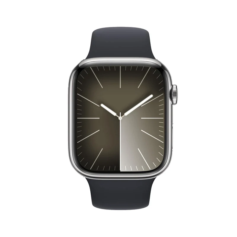 Apple Watch Series 9 Stainless Steel Wi-Fi + Cellular 41mm Silver [~Refurbished: Excellent]