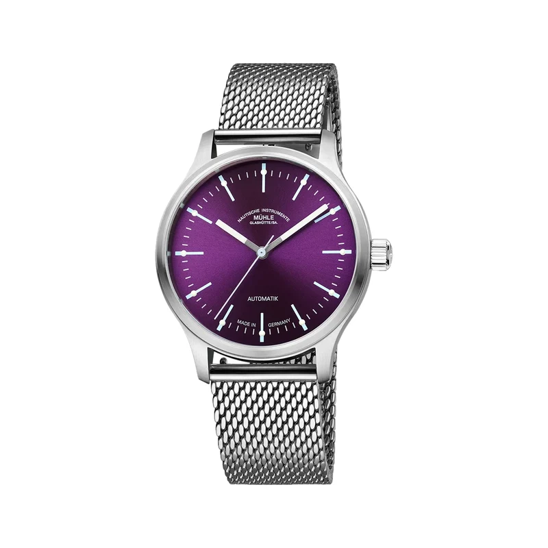 Panova 40mm - Violet on Milanaise Bracelet