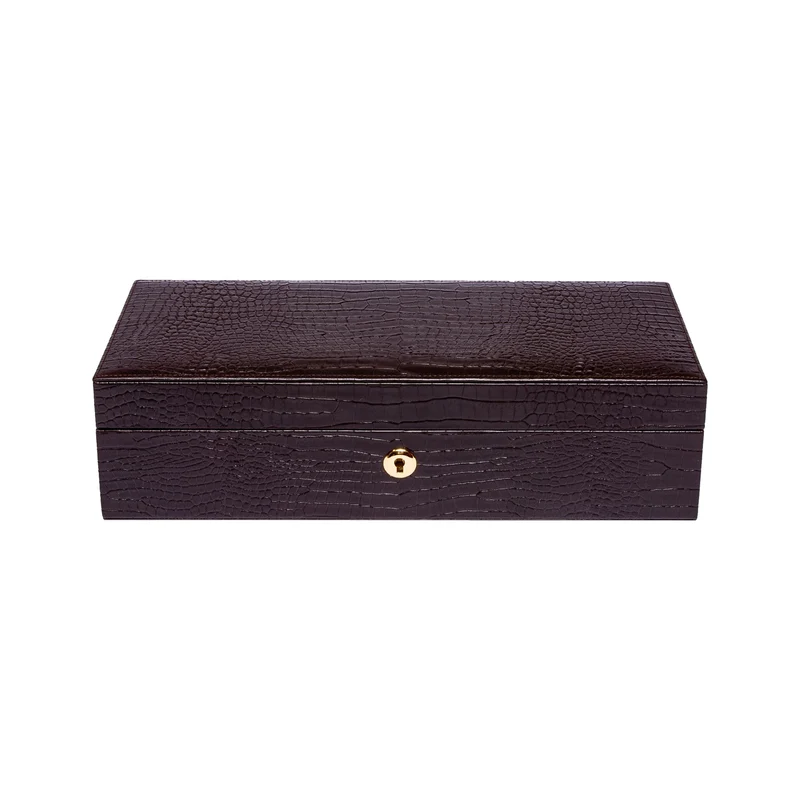 Brompton Five Watch Box - Brown