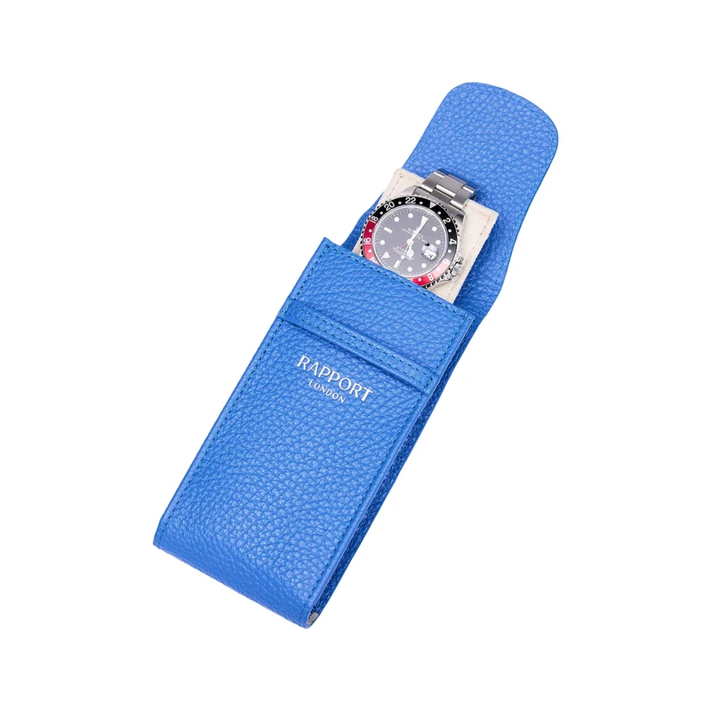 Portobello Single Watch Pouch - Blue