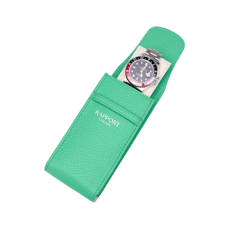 Portobello Single Watch Pouch - Green