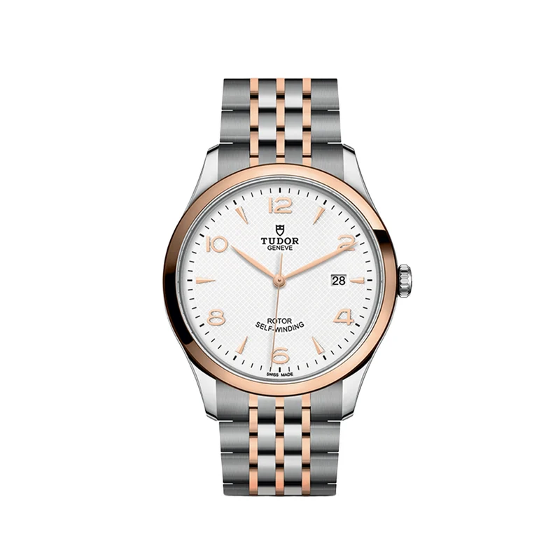 1926 Rose Gold Two-Tone 41mm - White on Bracelet