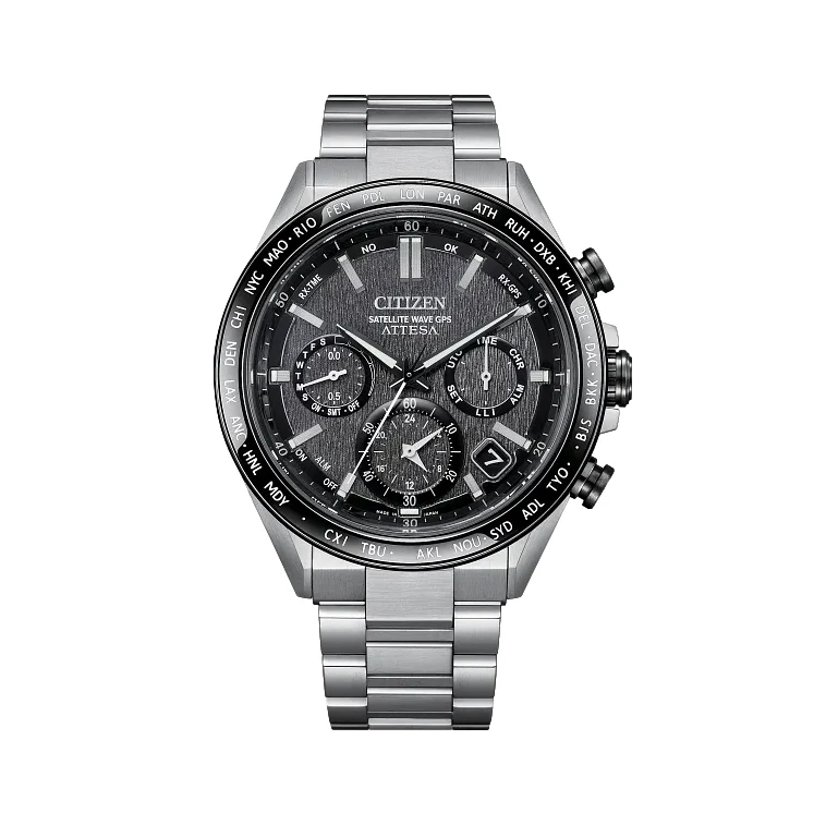 ATTESA Super Titanium™ Satellite Timekeeping 44.6mm - Grey on Bracelet