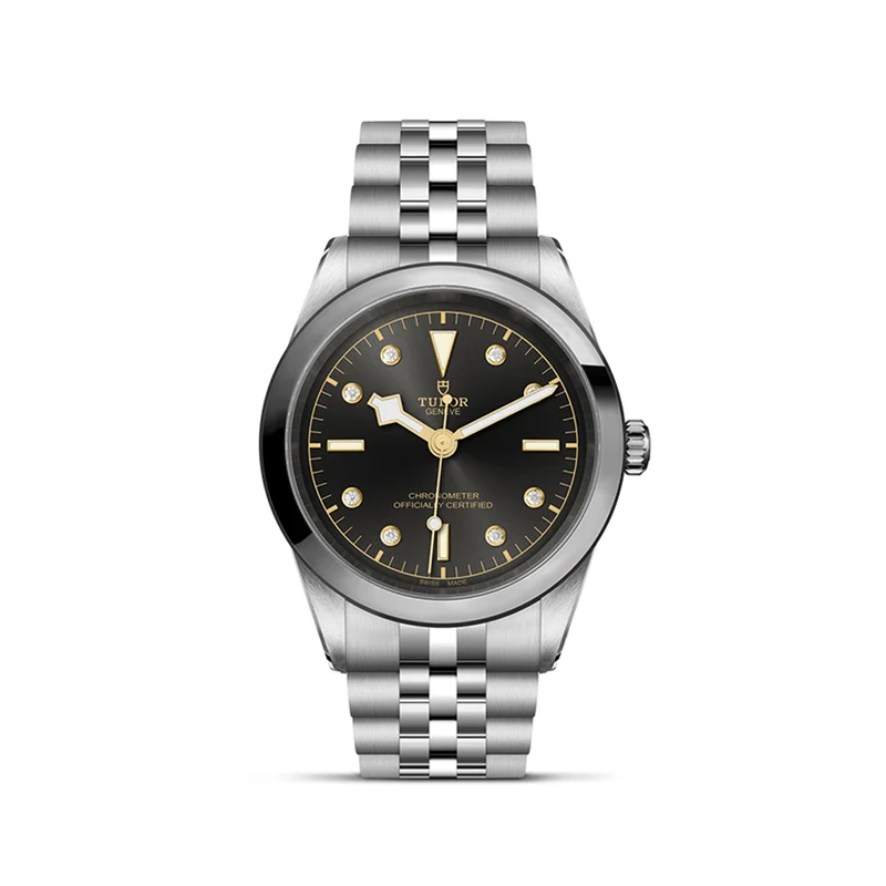 Black Bay One 41mm - Anthracite, Diamond-Set on Bracelet