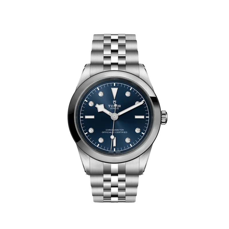 Black Bay One 41mm - Blue, Diamond-Set on Bracelet