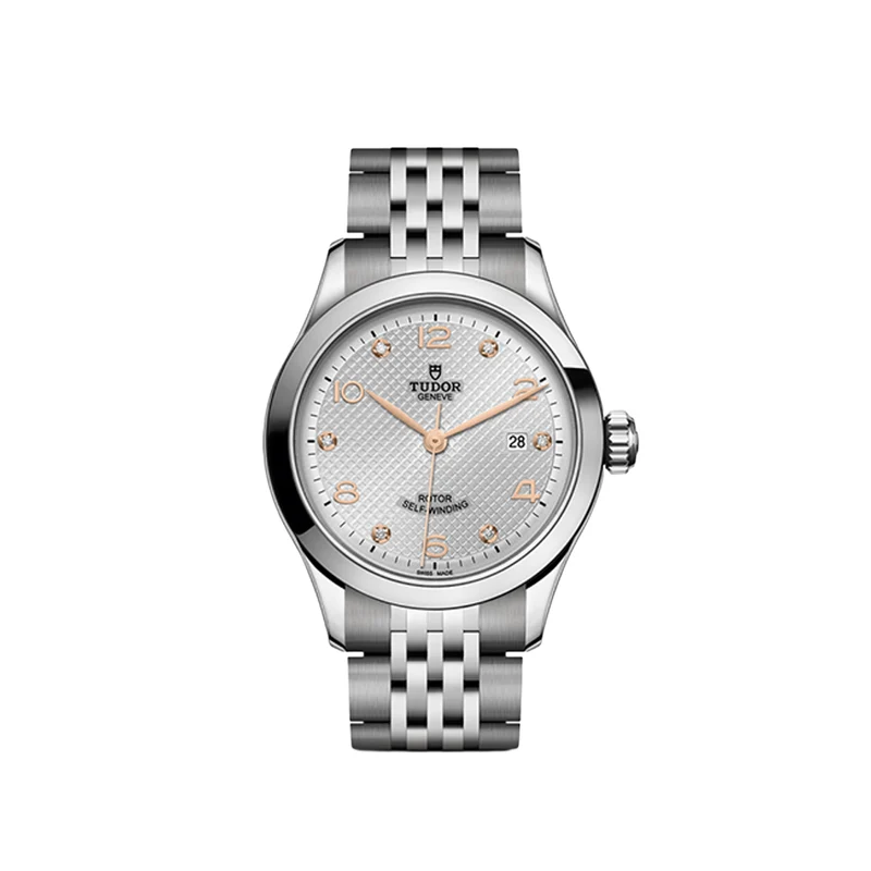1926 28mm - Silver, Diamond-Set on Bracelet
