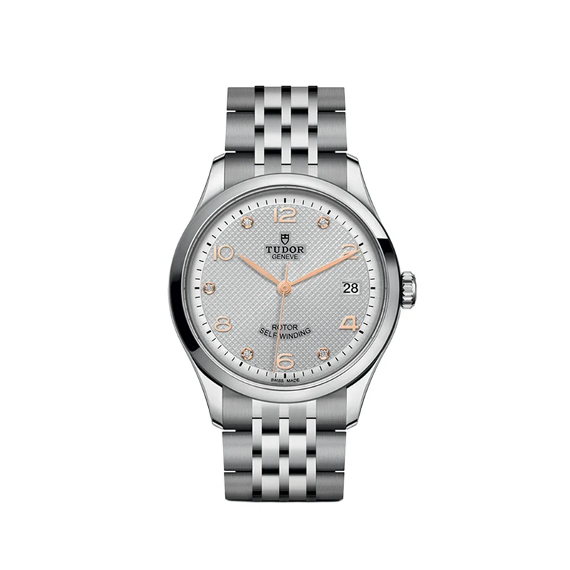 1926 36mm - Silver, Diamond-Set on Bracelet