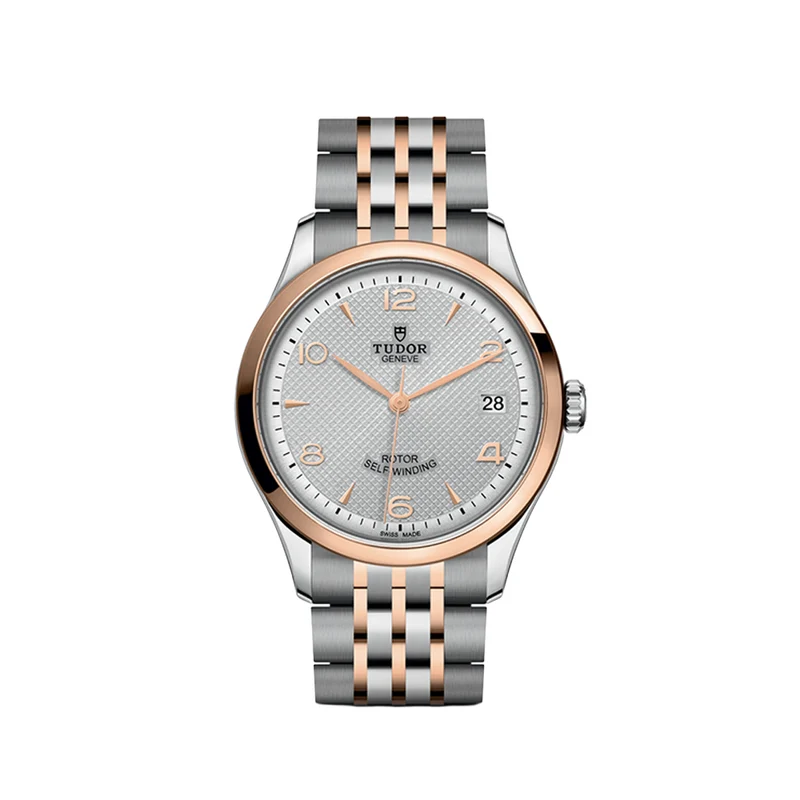 1926 Rose Gold Two-Tone 36mm - Silver on Bracelet