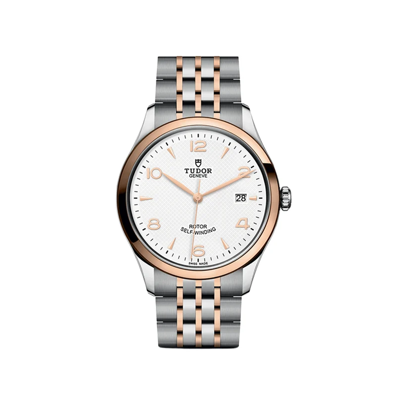 1926 Rose Gold Two-Tone 39mm - White on Bracelet
