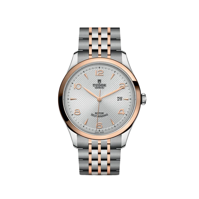 1926 Rose Gold Two-Tone 41mm - Silver on Bracelet