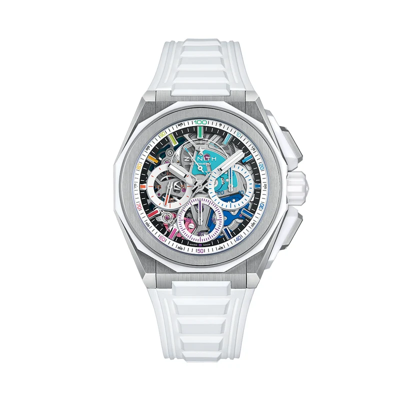 Defy Extreme Chroma Limited Edition 45mm - White on Rubber Strap
