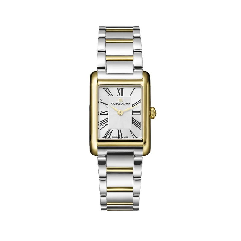 FIABA Square Two-Tone 24mm - Silver on Bracelet