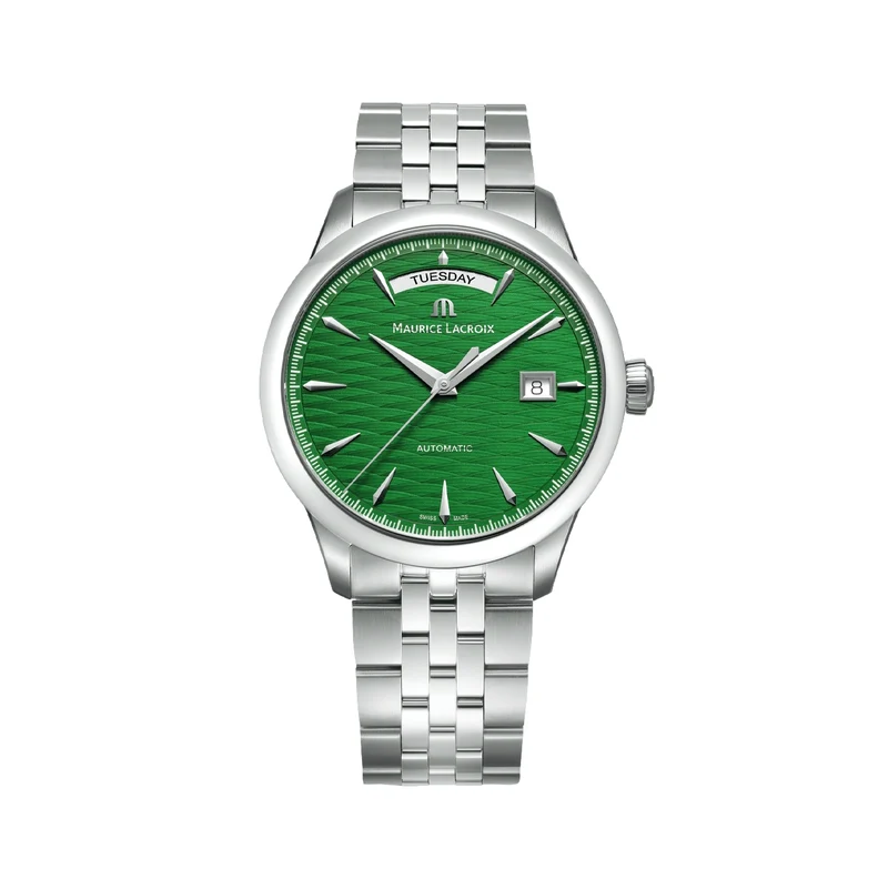 1975 Automatic Vagues Du Jura 40mm - Green on Bracelet