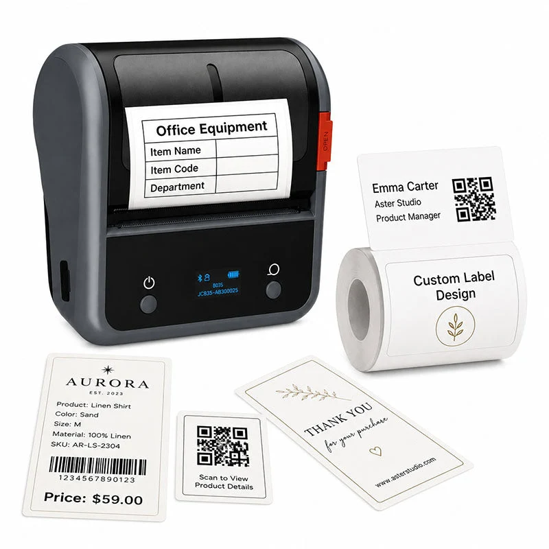 NIIMBOT B3S Label Printer Connect with Mobile and PC