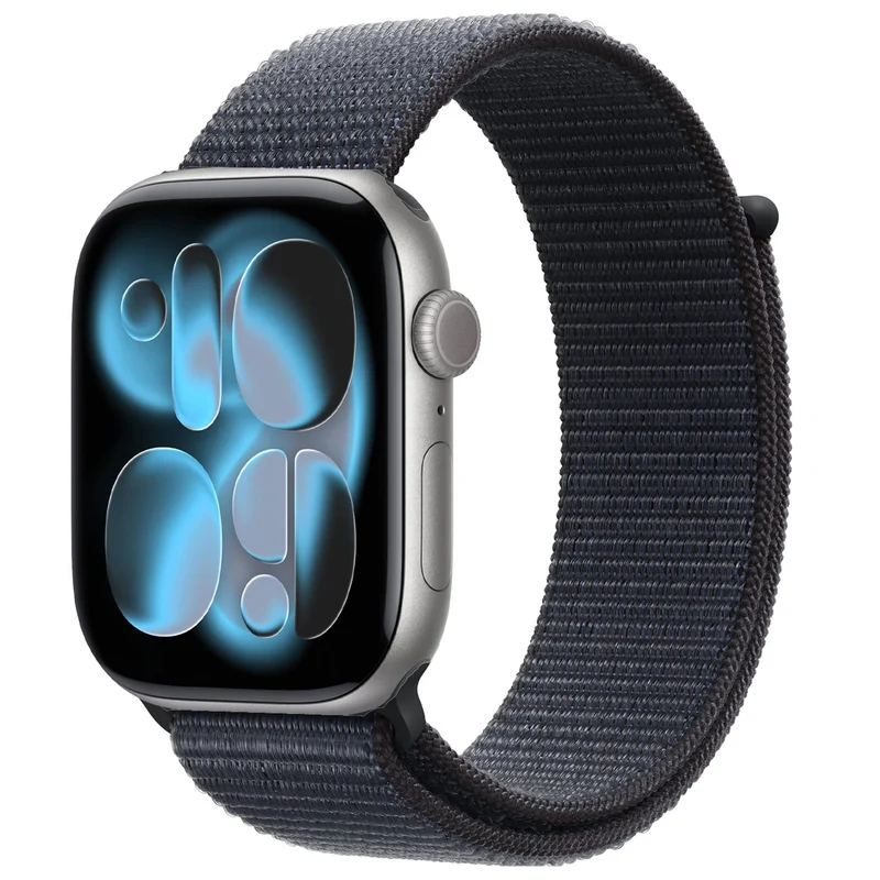 Apple Watch Series 11 46mm Space Grey Aluminium Case GPS Sport Loop [Black] [Refurbished]
