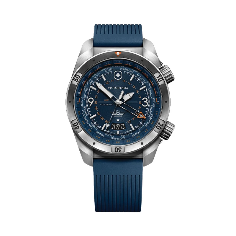 Air Pro 43mm - Blue on Rubber Strap