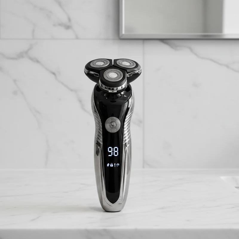Rasoi elettrico – rasoio impermeabile per rasatura a secco e a umido con ricarica USB