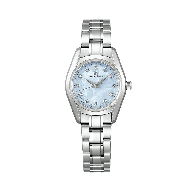 STGF389 “Spring Breeze” Ladies Heritage with Diamonds 26mm - Blue on Bracelet