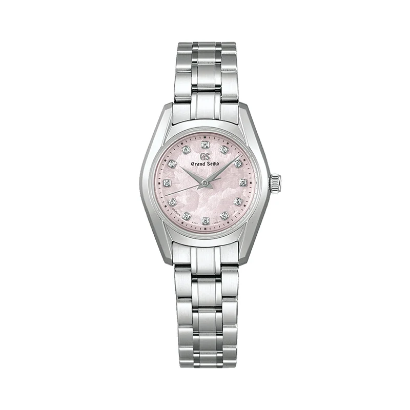 STGF387 “Hana-Ikada" Ladies Heritage with Diamonds 26mm - Pink on Bracelet
