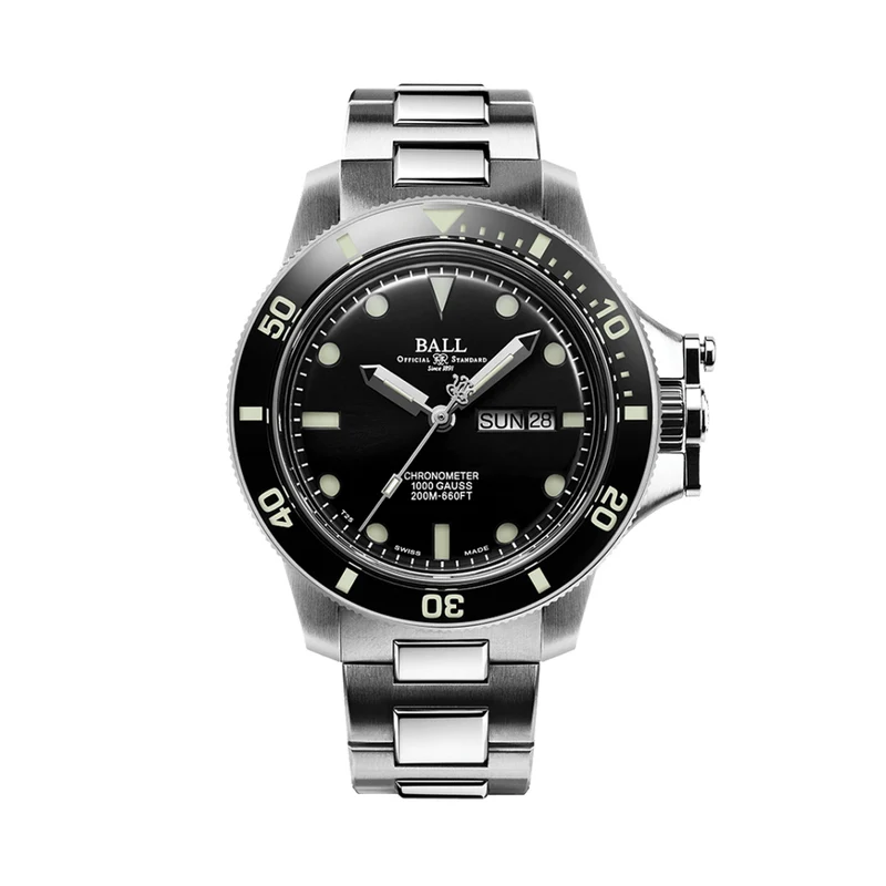 Engineer Hydrocarbon Original 43mm - Black on Bracelet