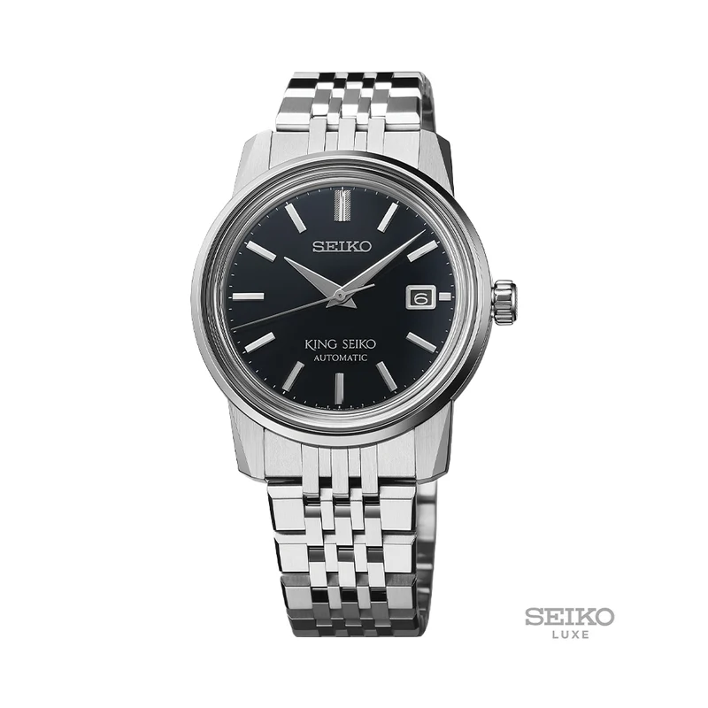 SJE091 King Seiko KSK Modern Re-Interpretation 38.6mm - Black on Bracelet