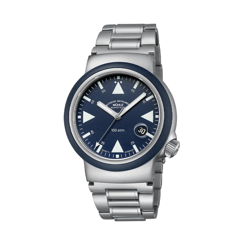 S.A.R. Rescue Timer Automatic 42mm - Nautic Blue on Bracelet