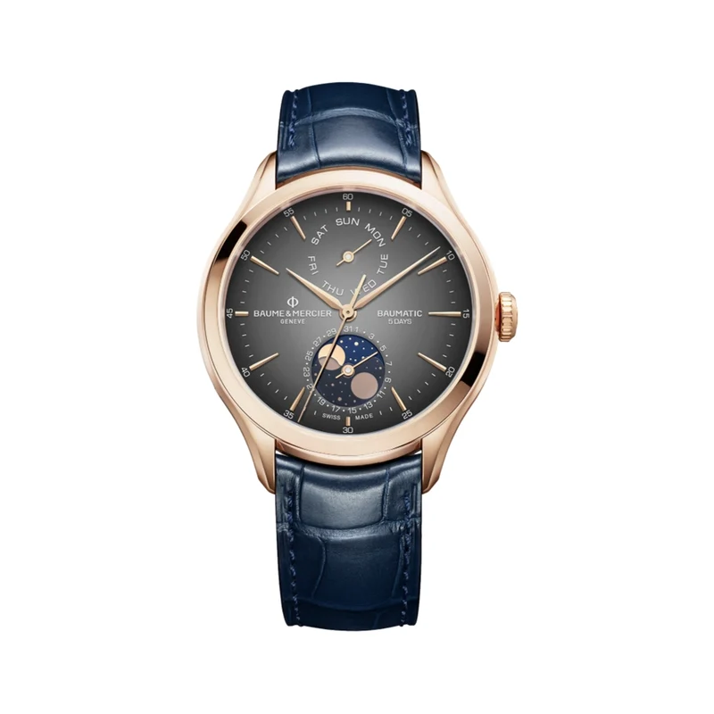 Clifton 10547 Automatic 42mm - Grey on Leather Strap