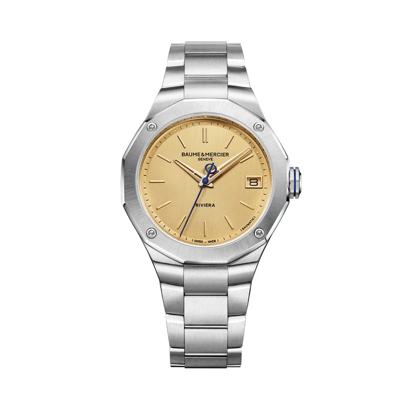 Riviera 10822 Special Edition Baumatic 39mm - Yellow on Bracelet