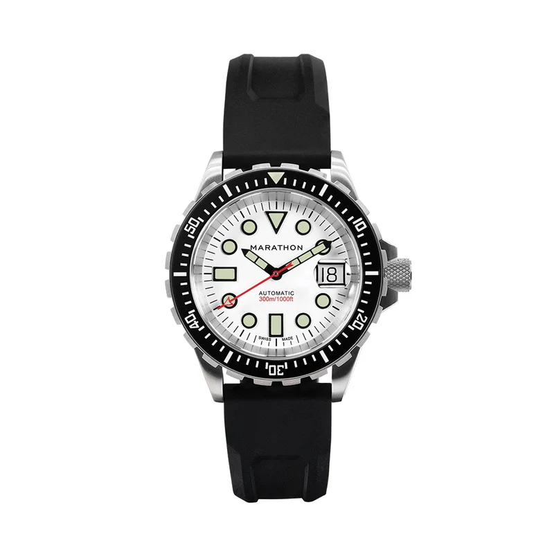 OSAR-D Type I Automatic Arctic Edition 41mm - White on Rubber Strap